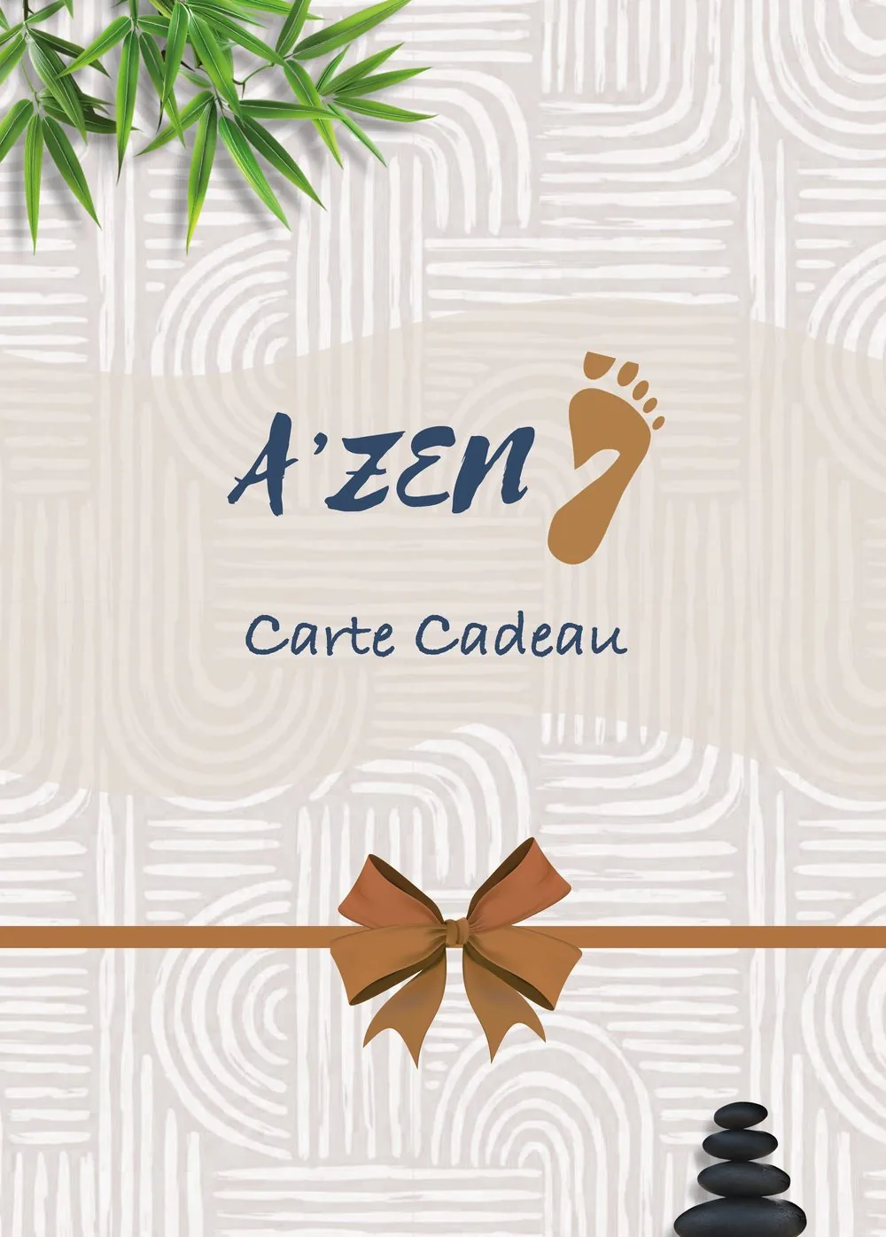 Carte cadeau A'Zen - recto
